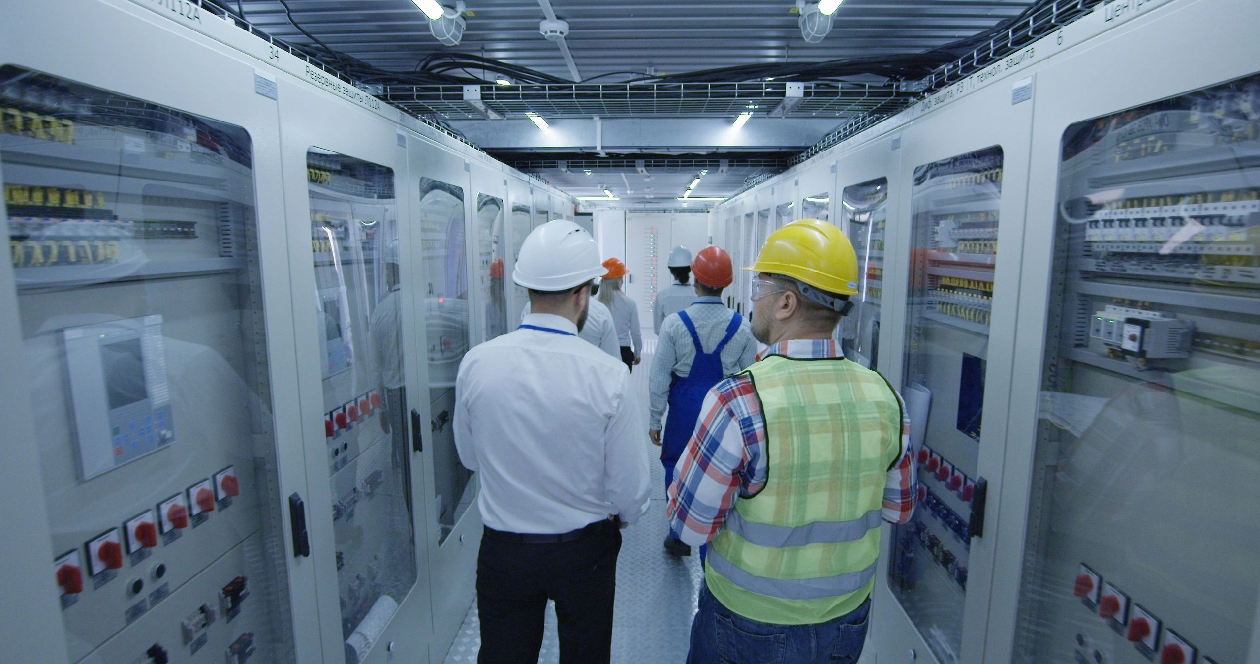 Technical team in industrial control environment