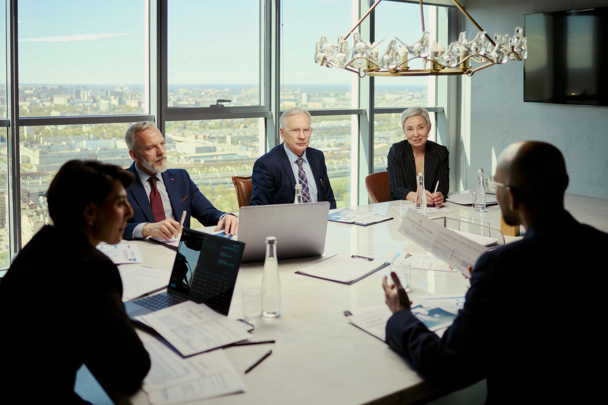 Engineering leaders in discussion